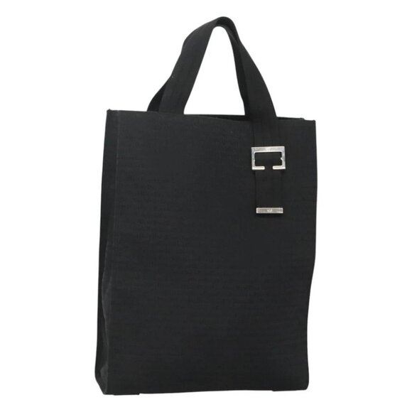 Christian Dior Tote Bag Canvas Black - Picture 1 of 16